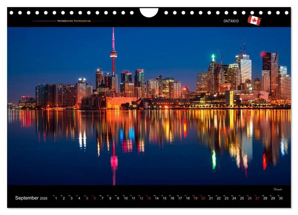 Produktbild: Kanada - eine Reise durch Kanadas einzigartige Provinzen und Territorien (Wandkalender 2026 DIN A4 quer), CALVENDO Monatskalender