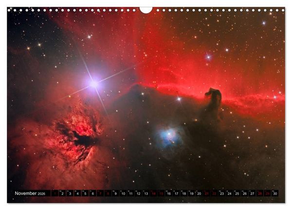 Produktbild: Galaktische Nebel (Wandkalender 2026 DIN A3 quer), CALVENDO Monatskalender