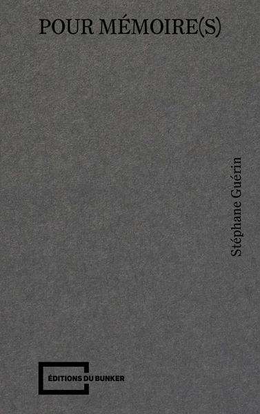 Produktbild: Pour memoire s
