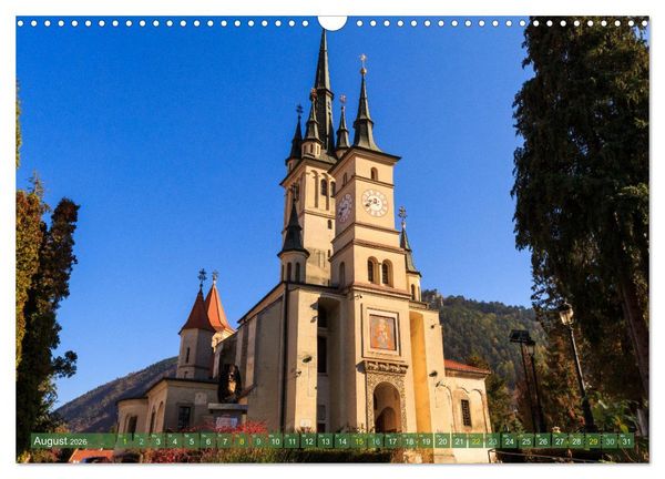 Produktbild: Zauberhaftes Brasov - Das Juwel Siebenb&uuml;rgens imitten der Karpaten (Wandkalender 2026 DIN A3 quer), CALVENDO Monatskalender
