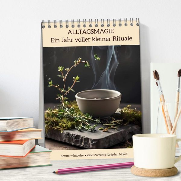 Produktbild: ALLTAGSMAGIE Ein Jahr voller kleiner Rituale (Tischkalender 2027 DIN A5 hoch), CALVENDO Monatskalender