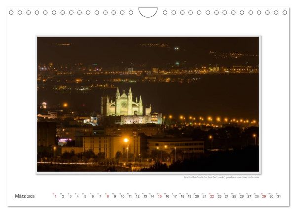Produktbild: Emotionale Momente: Palma de Mallorca (Wandkalender 2026 DIN A4 quer), CALVENDO Monatskalender