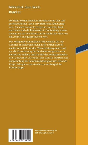 Produktbild: Die h&ouml;chsten Reichsgerichte als mediales Ereignis