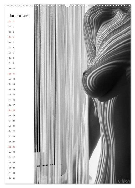 Produktbild: Akt abstrakt (Wandkalender 2026 DIN A2 hoch), CALVENDO Monatskalender