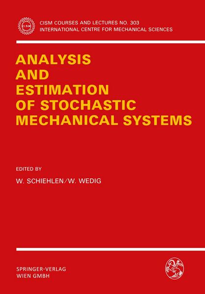 Produktbild: Analysis and Estimation of Stochastic Mechanical Systems