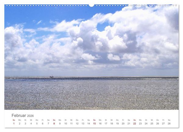 Produktbild: Mein B&uuml;sum - Das wundersch&ouml;ne Nordseeheilbad in Schleswig-Holstein (hochwertiger Premium Wandkalender 2026 DIN A2 quer), Kunstdruck in Hochglanz