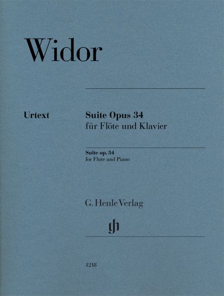 Charles-Marie Widor - Suite op. 34 für Flöte und Klavier