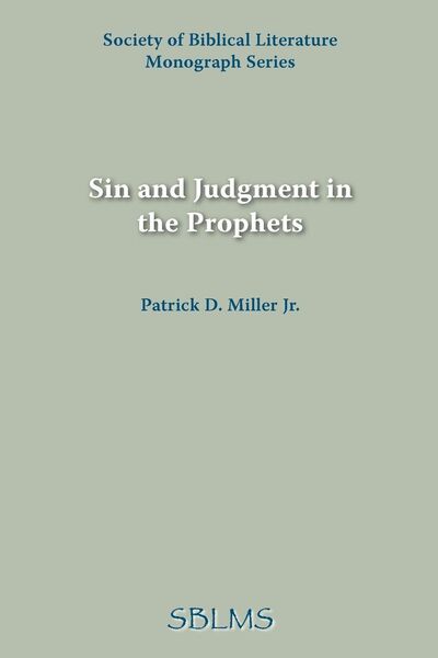 Produktbild: Sin and Judgment in the Prophets