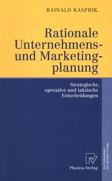 Produktbild: Rationale Unternehmens- und Marketingplanung