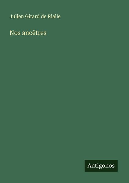 Produktbild: Nos anc&ecirc;tres