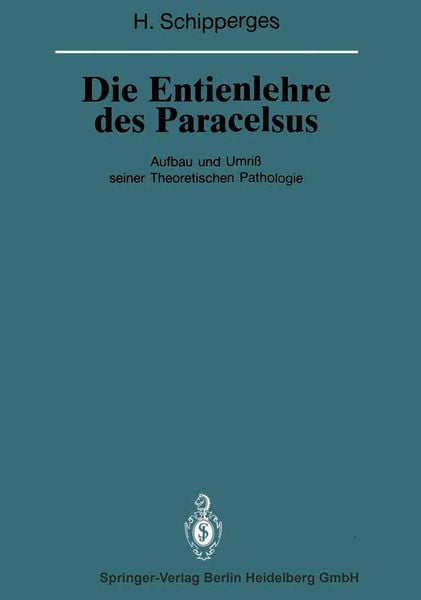 Produktbild: Die Entienlehre des Paracelsus
