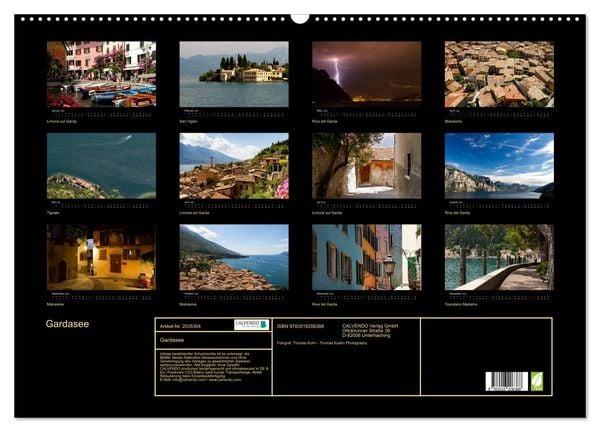 Produktbild: Gardasee (Wandkalender 2026 DIN A2 quer), CALVENDO Monatskalender