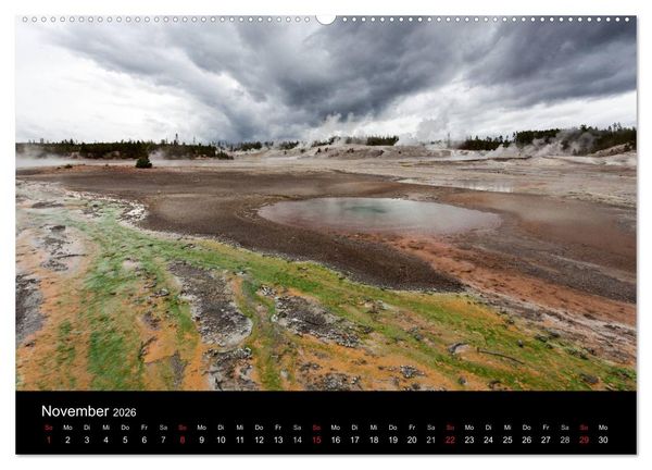 Produktbild: Wyoming & South Dakota (Wandkalender 2026 DIN A2 quer), CALVENDO Monatskalender