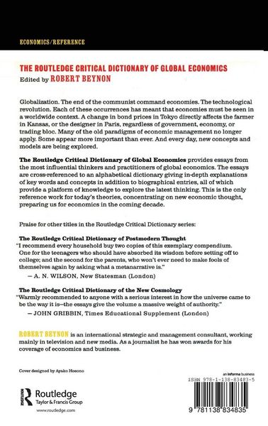 Produktbild: Routledge Companion to Global Economics
