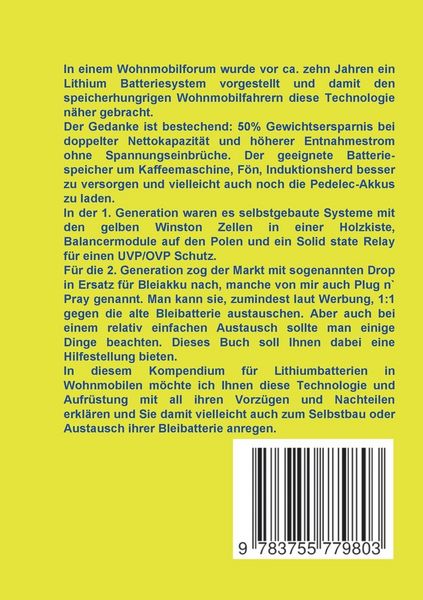Produktbild: Wir r&uuml;sten auf mit einer Lithiumbatterie