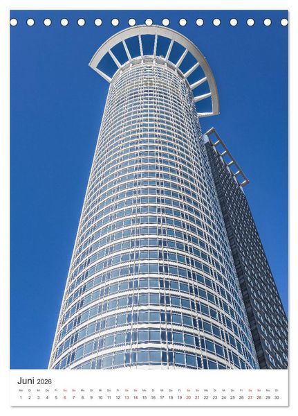 Produktbild: Frankfurt Turmvisionen (Tischkalender 2026 DIN A5 hoch), CALVENDO Monatskalender