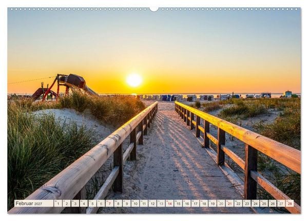 Produktbild: Mein Urlaub am Meer (hochwertiger Premium Wandkalender 2027 DIN A2 quer), Kunstdruck in Hochglanz
