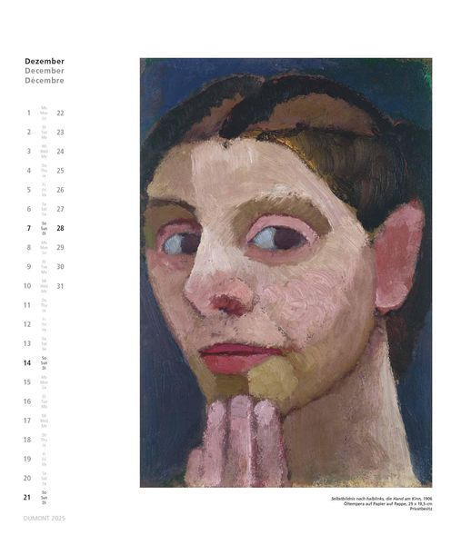 Produktbild: Paula Modersohn-Becker 2025 - Kunstkalender - Wandkalender