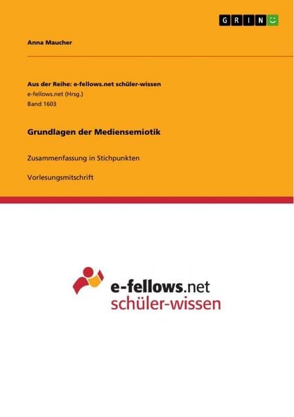 Produktbild: Grundlagen der Mediensemiotik