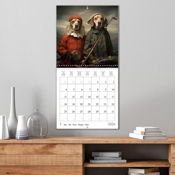 Produktbild: Fairy tale heroes with a wet nose (Wall Calendar 2026 12 &times; 12 Inch) CALVENDO 12 Month Wall Calendar