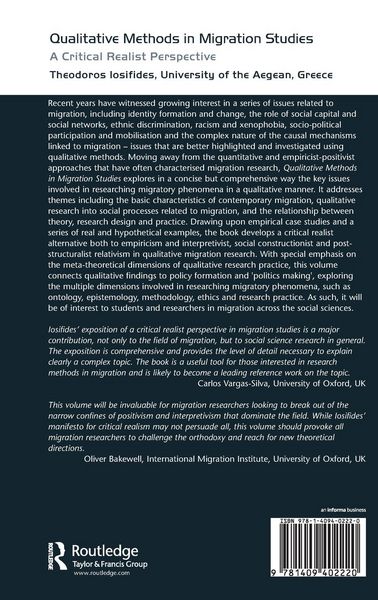 Produktbild: Qualitative Methods in Migration Studies