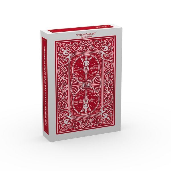 Produktbild: Bicycle Rider Back in Rot oder Blau (807 Classic Tuck, (Designer Spielkarten, Poker, Skat...)