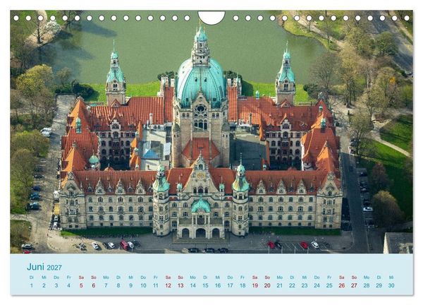 Produktbild: Hannover Die Metropole Niedersachsens (Wandkalender 2027 DIN A4 quer), CALVENDO Monatskalender