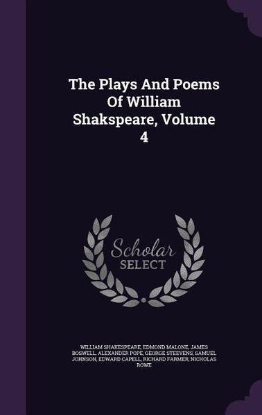 Produktbild: The Plays And Poems Of William Shakspeare, Volume 4