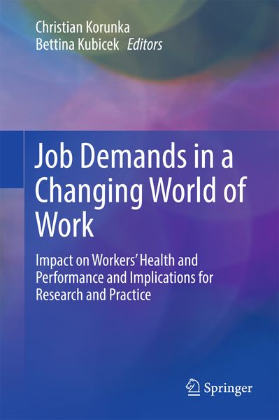 Produktbild: Job Demands in a Changing World of Work