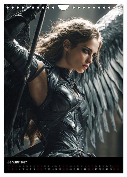 Produktbild: Gothic Angels (Wandkalender 2027 DIN A4 hoch), CALVENDO Monatskalender