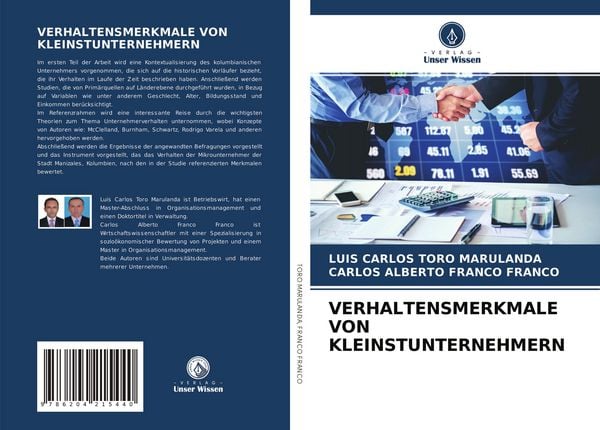Produktbild: VERHALTENSMERKMALE VON KLEINSTUNTERNEHMERN