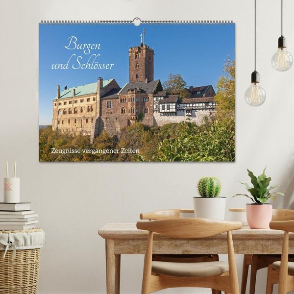 Produktbild: Burgen und Schl&ouml;sser - Zeugnisse vergangener Zeiten (Wandkalender 2027 DIN A2 quer), CALVENDO Monatskalender