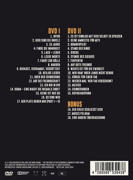 Produktbild: B&ouml;hse Onkelz - Live in Frankfurt 2018 [2 DVDs]