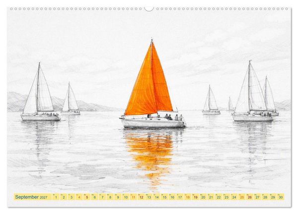 Produktbild: Farben des Augenblicks - Momente, die bleiben (hochwertiger Premium Wandkalender 2027 DIN A2 quer), Kunstdruck in Hochglanz
