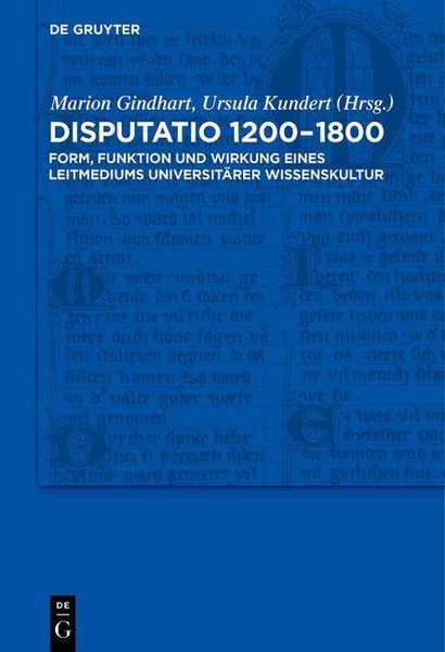 Produktbild: Disputatio 1200-1800