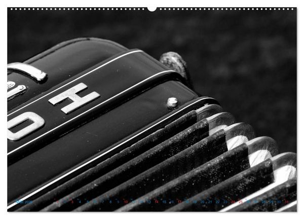 Produktbild: Akkordeon - close up (Wandkalender 2026 DIN A2 quer), CALVENDO Monatskalender