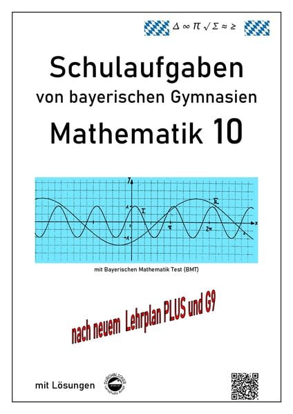 Produktbild: Mathematik 10 Schulaufgaben von bayerischen Gymnasien mit L&ouml;sungen - nach G9 und LehrplanPLUS
