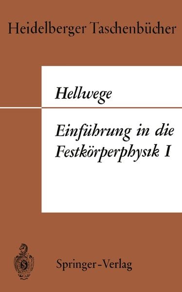 Produktbild: Einf&uuml;hrung in die Festk&ouml;rperphysik I