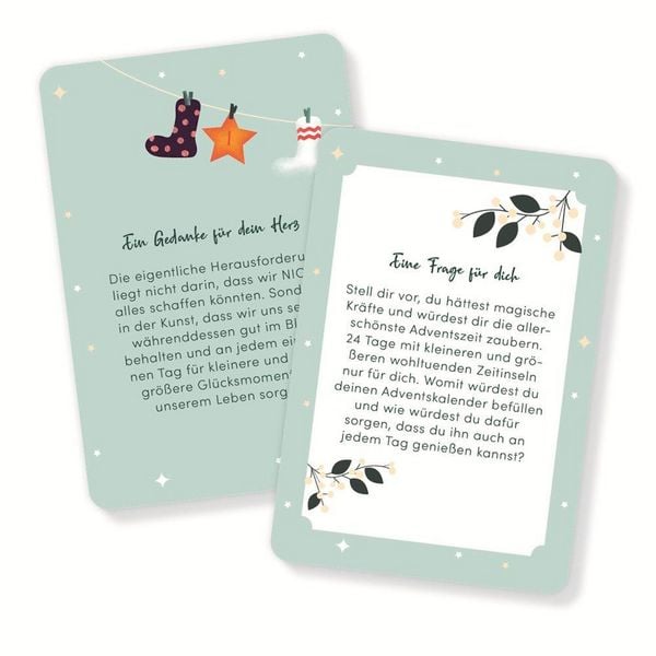 Produktbild: Dein Advent. 24 Gl&uuml;cksmomente nur f&uuml;r dich - Das Kartenset