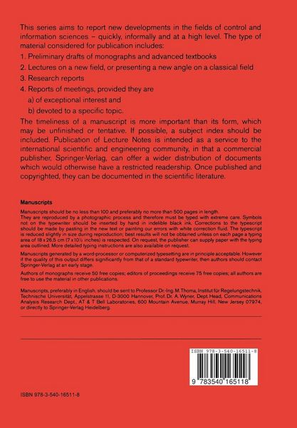 Produktbild: Signal Processing for Control
