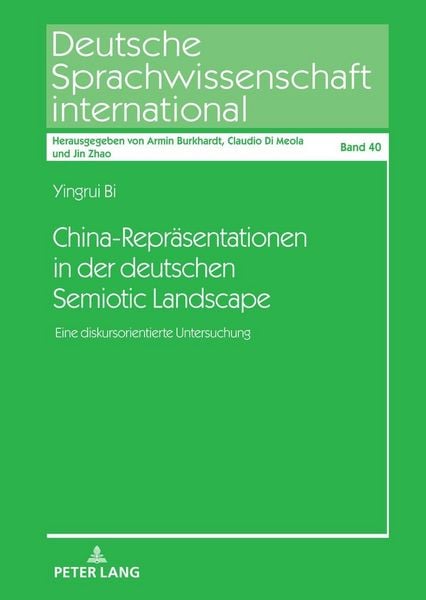 Produktbild: China-Repr&auml;sentationen in der deutschen Semiotic Landscape