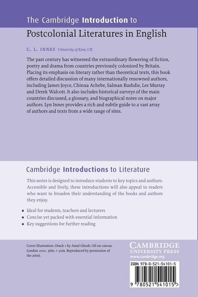 Produktbild: The Cambridge Introduction to Postcolonial Literatures in English