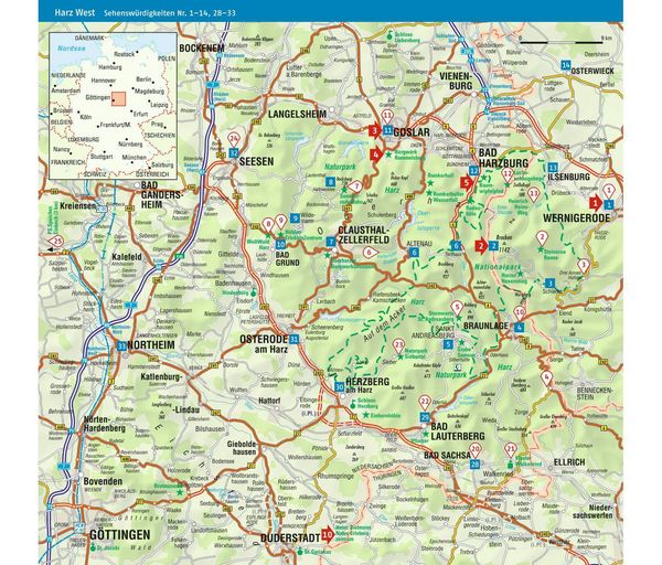 Produktbild: ADAC Reisef&uuml;hrer Harz