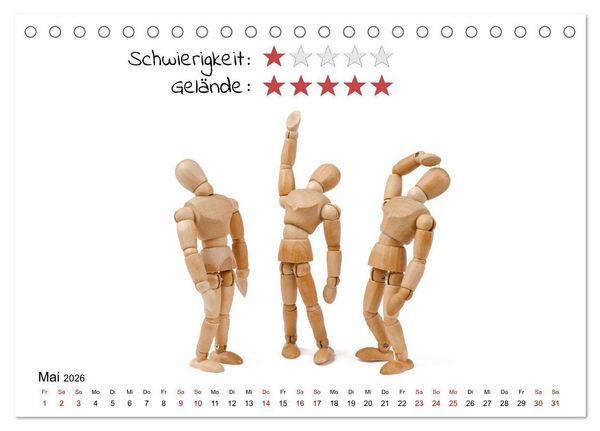 Produktbild: Ich Geocache jetzt (Tischkalender 2026 DIN A5 quer), CALVENDO Monatskalender