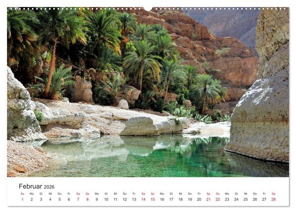 Produktbild: Sultanat Oman - Land des Orients (Wandkalender 2026 DIN A2 quer), CALVENDO Monatskalender