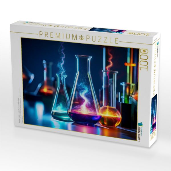 Produktbild: CALVENDO Puzzle Destillat in Color - farbenfrohes aus der Chemie | 1000 Teile Lege-Gr&ouml;&szlig;e 64x48cm Foto-Puzzle f&uuml;r gl&uuml;ckliche Stunden