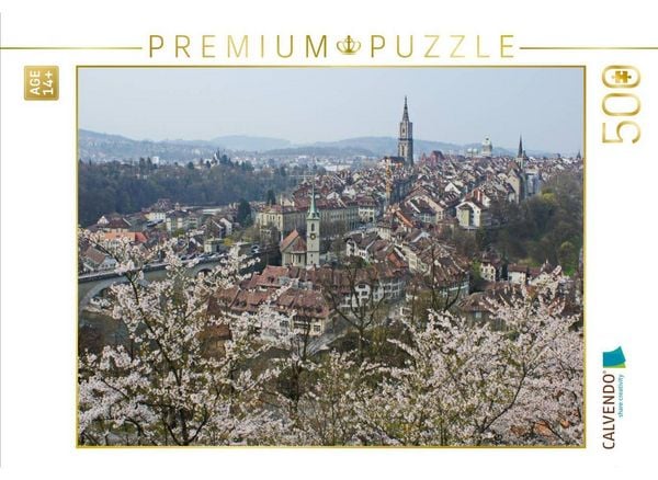 CALVENDO Puzzle Berner Altstadt vom Rosengarten aus | 500 Teile Lege-Größe 48 × 36 cm Foto-Puzzle für Erwachsene