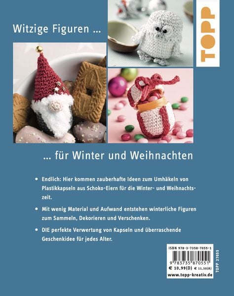 Winterliche Überraschungs-HäkelEi (kreativ.kompakt.)' von 'Melanie Czerny'  - Buch - '978-3-7358-7055-1