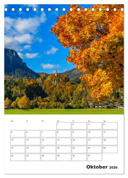Produktbild: Vier Jahreszeiten im Berchtesgadener Land (Tischkalender 2026 DIN A5 hoch), CALVENDO Monatskalender