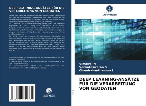 Deep Learning-Ansätze für die Verarbeitung von Geodaten, Taschenbuch von Vimalraj N. , Venkateswaran S. , Chandrakanthamma L., Verlag Unser Wissen,